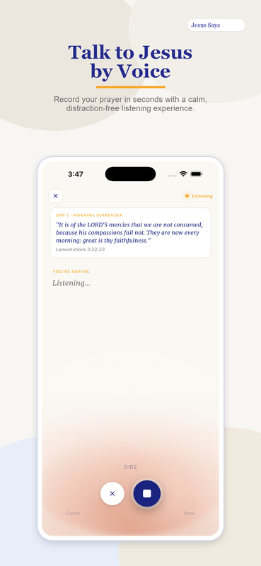 Talk to Jesus by Voice — Jesus Says app