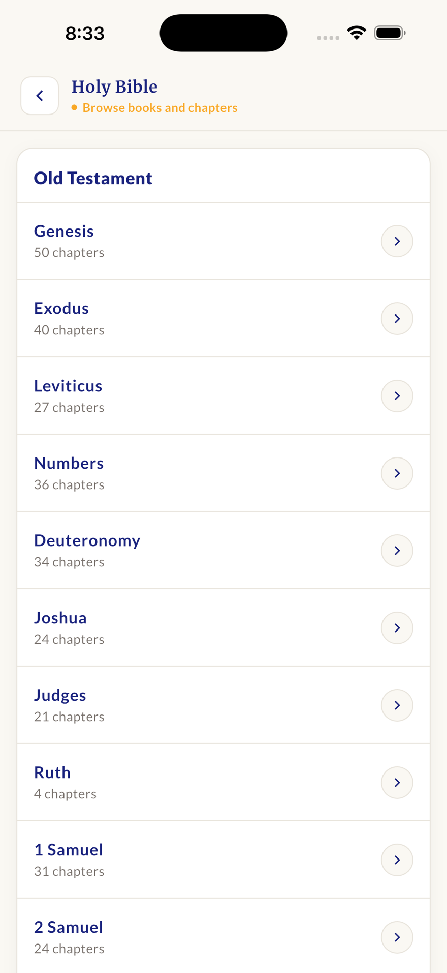 Holy Bible reader — KJV